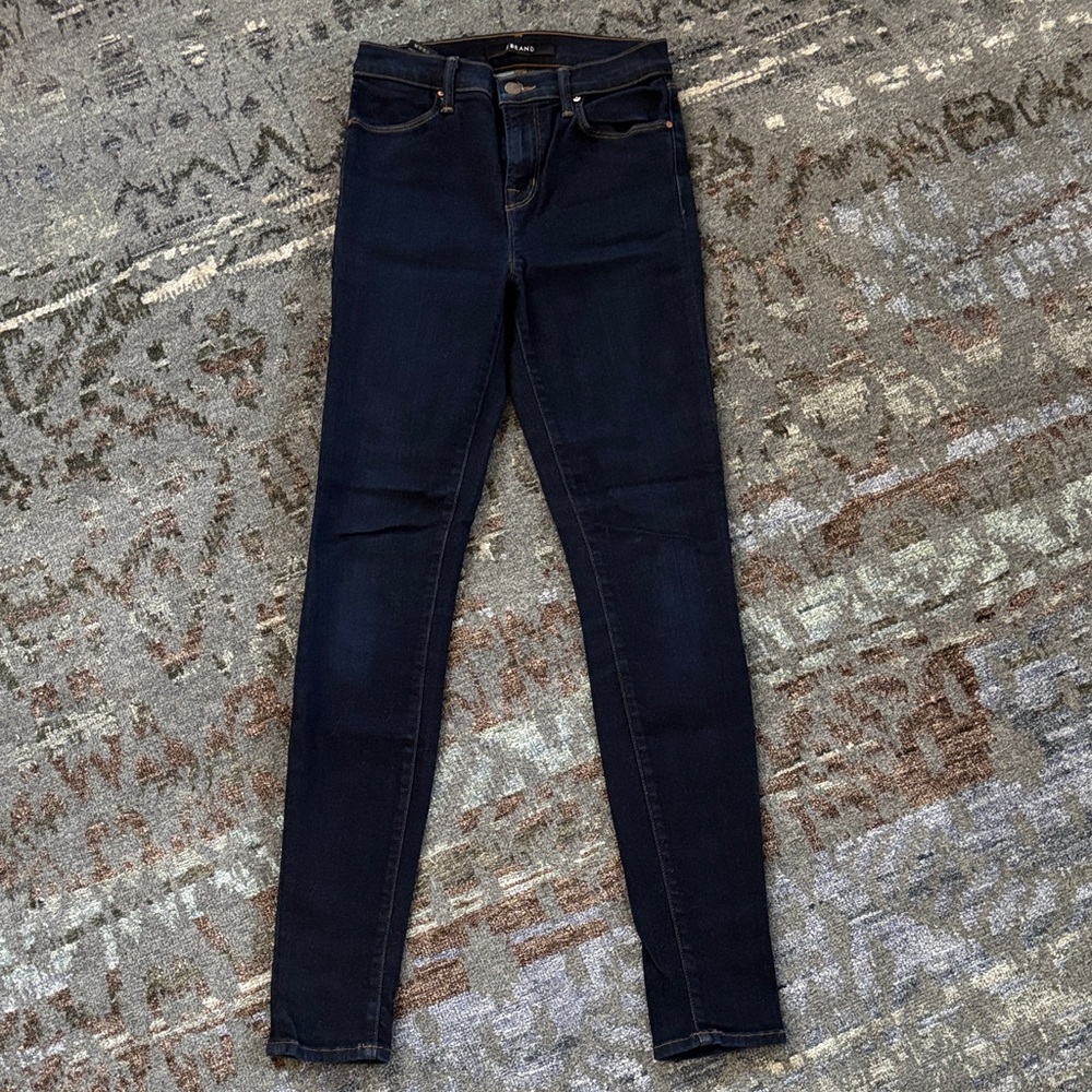 J Brand Dark Blue Skinny Jeans